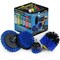 Drill Brush Power Scrubber By Useful Products 5 in W 5 in L Brush, Blue B-S-E42O-QC-DB - alternate 1